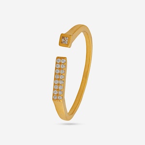 Rose Gold & Gold Plated 92.5 <b>Silver</b> Claw <b>Set</b> Zircon Classic <b>Ring</b> for Gift Giving - Product Image 1