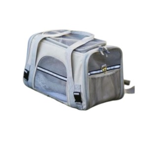 Bolsa de Transporte para Mascotas con Laterales Suaves, Ventana de Malla Gris de Nailon, Cierre de Cremallera, para Gatos de hasta 10 kg - Product Image 5