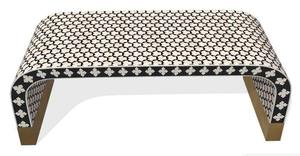 Table basse en os incrusté de designer, vente chaude, exclusive, pour maison moderne de luxe, villa et mobilier d'hôtellerie, en gros - Product Image 3