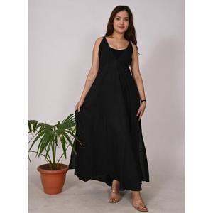 Modal Fabric Halter Neck Dress Sleeveless Designer Dress for Women Lightweight Summer Outfit Elegant and Comfortable Fit - Product Image 4