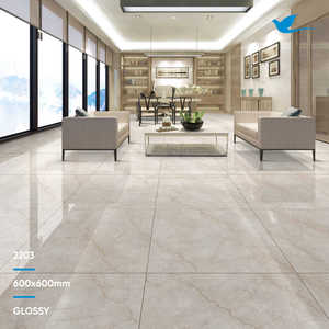กระเบื้องเคลือบเงาหรูหราขนาด 600x600 มม. พอร์ซเลนขัดเงาเคลือบเงาสำหรับร้านอาหาร ดีไซน์ล่าสุด - Product Image 6