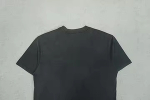 T-shirt vintage pour hommes, poids lourd, délavé à l'acide, coton lourd imprimé de haute qualité, streetwear surdimensionné avec logo personnalisé, nouvelles tenues d'été - Product Image 3