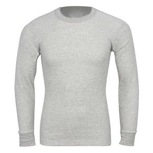 Custom Logo Breathable <b>Thermal</b> T-Shirts Polyester/Cotton Short Sleeve Regular Fit for Men - Product Image 3