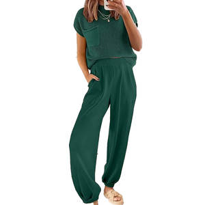 เสื้อสวมหัวแขนยาวแบบสวมหัวแขนยาวทรงสั้นคอกลมผ้าโพลีเอสเตอร์/ ผ้าฝ้ายธรรมดาสำหรับออกกำลังกายในฤดูหนาวดีไซน์ใหม่ - Product Image 5