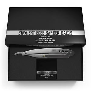 Rasoir de barbier à bord droit pour rasage de près Rasoir à lame droite professionnel pour kit de rasoir droit pour hommes - Product Image 2