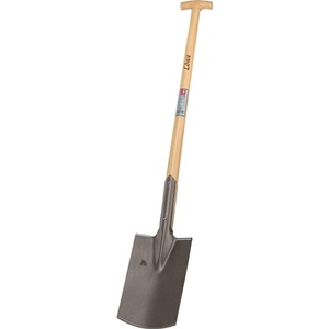 จอบขุดดินสำหรับผู้หญิง LWE รุ่น Gardener Shape IDEAL ขนาด 2 285 x 185/180 มม. ด้ามจับรูปตัว T ทำจากไม้แอช พร้อมอุปกรณ์ป้องกันเท้า - Product Image 1