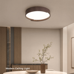 48W Modern Round Acrylic Iron Led <b>Ceiling</b> <b>Light</b> With <b>Remote</b> Dimmable Tri Color For Bedroom Living Room Surface Mount - Product Image 4