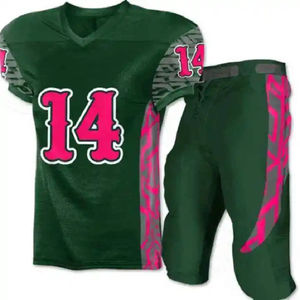 Men's High Quality American <b>Football</b> Uniform Latest Design Breathable Sports Set Plus <b>Size</b> Best Wholesale Sports Wear Customized - Product Image 3