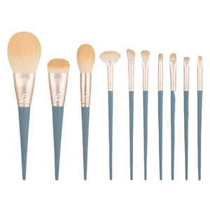 Set Professionale di 10 Pennelli per Trucco Viso, Inclusi Pennelli per Occhi e Labbra, con Custodia in PU, 13 Pezzi, Setole Sintetiche Morbide e Resistenti - Product Image 2
