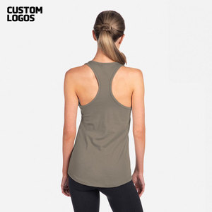 เสื้อแขนกุดแขนกุดสำหรับผู้หญิงเสื้อกล้ามระบายอากาศได้ดีเสื้อกล้ามคอลูกเรือผ้าฝ้ายเข้ารูปเสื้อธรรมดา - Product Image 4