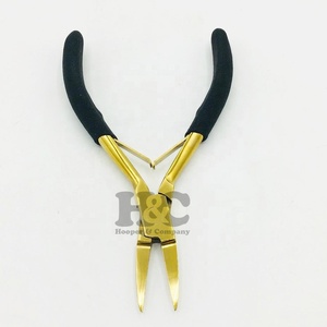 Alicates de sujeción fuerte para extensiones de cabello, de acero inoxidable, herramienta para abrir y quitar extensiones de cabello con anillos micro/nano, herramienta para extensiones de cabello. - Product Image 5