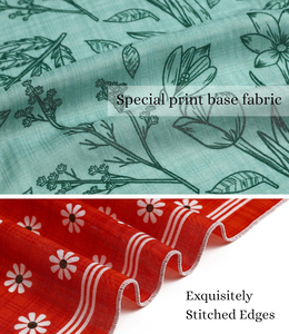 New Design Floral 90x90cm Square Silk Feeling Breathable High Quality Fashion Outdoor Customizable Head <b>Scarves</b> for Women Unisex - Product Image 4