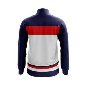 Muestra de alta calidad disponible Chaqueta de invierno Lisa Chaquetas deportivas en blanco personalizadas Ropa deportiva Cremallera Hombres Sudaderas con capucha Chaqueta para sublimación - Product Image 2