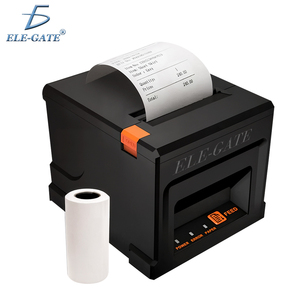 Imprimante thermique de reçus 80 mm rapide et sans encre, USB et Bluetooth, style noir et blanc avec commande ESC/POS pour rouleaux de papier thermique - Product Image 1