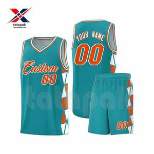 Nouvelle arrivée vêtements d'équipe de basket-ball de haute qualité 100% polyester tissu respirant abordable séchage rapide pour une utilisation officielle de l'équipe - Product Image 2