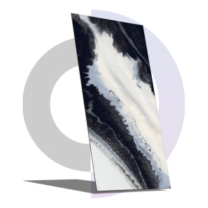 Azulejos de alto brillo negro Felish 600x1200MM / 24X48 al mejor precio - Product Image 1