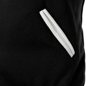 Chaquetas universitarias de béisbol de algodón con ropa para estudiantes universitarios lisas de marca personalizada de muchos colores a precio barato al por mayor - Product Image 3