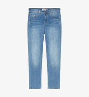Pantalones Vaqueros de Mezclilla Duraderos de Secado Rápido, Cintura Media, Corte Recto, Casuales, de Algodón para Hombre, para Trabajo y Uso Casual en Invierno