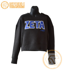 Sweat-shirt d'hiver personnalisé pour femmes Zeta Phi Beta, dernière conception, en coton molletonné, uni, séchage rapide, respirant, vente en gros - Product Image 1
