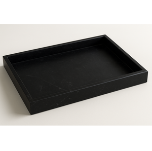 Natural Travertine Stone Rectangular Vanity <b>Tray</b> for Bathroom Kitchen <b>Jewelry</b> Perfume Organizer Spa Deco Handmade Elegant Luxury - Product Image 2