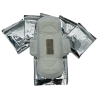 Envoltura de aluminio Servilleta sanitaria de calidad superior Núcleo de hierbas Almohadilla súper suave Almohadilla sanitaria de alta absorción para mujeres