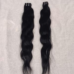 Extensions de Cheveux Humains de 26 Pouces de Longueur Personnalisée Remy de Qualité Indienne Ondes Organiques Vague Naturelle - Product Image 1