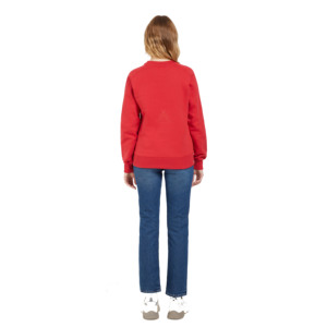 Nueva Llegada, Sudadera de Cuello Redondo para Mujer, Venta al por Mayor, 100% Algodón, Tejido de Punto Cómodo, Liso, Estampado 3D, Invierno, Frente - Product Image 4