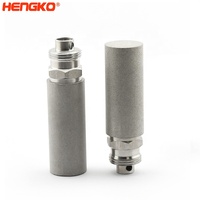 Pierre d'aération en acier inoxydable HENGKO OEM 0,5 2 5 Micron Diffuseur CO CO2 O2 pour bière et aquarium