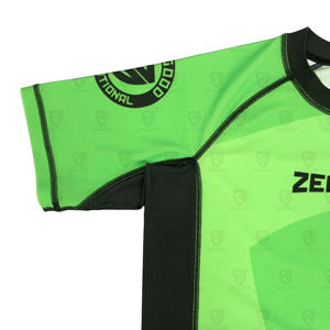 Camisetas de Compresión de Manga Corta Personalizadas para Hombre, Rashguard de BJJ, UPF50, Antibacterianas, Transpirables, de Secado Rápido, al por Mayor - Product Image 4