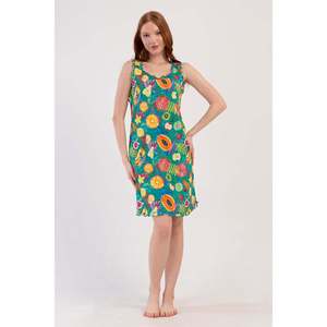 KADIN P.SUPREM GENIS ASKILI BIBILALI ETEGI OVAL TUNIK - เยซิล - เยซิล - Product Image 1