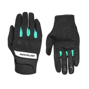 Gants de moto en cuir imperméables mi-doigts pour l'hiver et l'été, durables, confortables et protecteurs - Product Image 1
