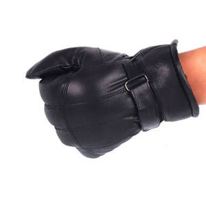 Gants en cuir tactiles chauds et mignons pour l'extérieur en hiver pour femmes et hommes, gants en cuir unisexes personnalisés à la mode - Product Image 4