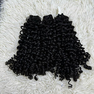 Le génie invisible du Vietnam pour femmes Sexy Straight Deep Curly Wave Styles Machine Double Weft Remy Human Chemical Processing Aucun - Product Image 4