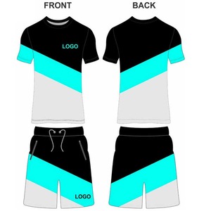 Ensemble T-shirt et short 100 % coton OEM pour l'été, idéal pour les marques mondiales – Broderie personnalisée du logo en usine - Product Image 1