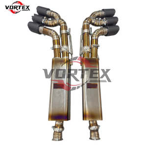 ระบบท่อไอเสียแบบ Catback วัสดุไทเทเนียมอัลลอยด์เกรด 5 สำหรับรถยนต์ Mercedes-Benz W465 G63 พร้อมวาล์วควบคุมเสียง - Product Image 5