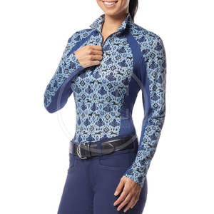 Camisas de montar a caballo de manga larga hechas a medida de alta calidad con logotipo personalizado Camisas de montar a caballo de etiqueta privada - Product Image 2