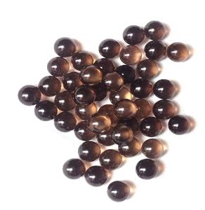 Venta al por mayor de cristales de bolas marrones redondos lisos, cuentas de piedras preciosas de cuarzo ahumado para curación, incluye cuerdas - Product Image 2