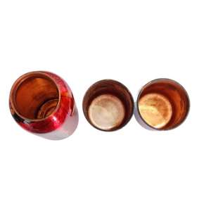 Bouteille d'eau écologique en cuivre 100% de type paille de 750 ml de World Craft Impex, cadeau personnalisé fait à la main pour adultes, fabriqué en Inde - Product Image 5