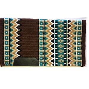 Almohadillas de lana maya gruesas y transpirables para silla de montar, coloridas, personalizables en color y tamaño, clásicas para equitación western, cómodas, duraderas y tejidas. - Product Image 3