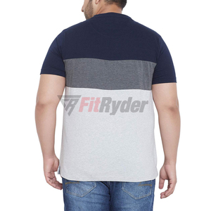 เสื้อยืดถักระบายอากาศได้ดีของผู้ชาย2024แฟชั่นโอเวอร์ไซส์ที่ยั่งยืนและมีสไตล์ - Product Image 3