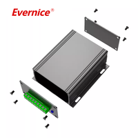 Boîtier en aluminium anodisé pour usinage CNC Boîtiers d'instruments électroniques Boîte de jonction Boîtier PCB