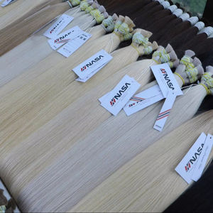 A granel 100 gramos NASA Extensiones de cabello Recto natural Envío rápido Paquetes vietnamitas vírgenes Toda la longitud Extremos súper dobles dibujados - Product Image 1