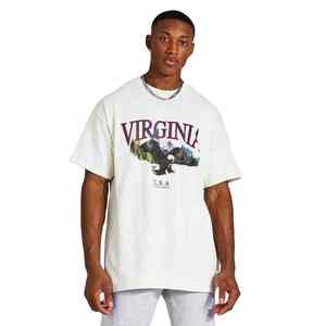 เสื้อยืดผ้าฝ้าย100% ปรับแต่งได้สำหรับผู้ชายเสื้อยืดพิมพ์ลายกราฟิกตกไหล่แนวสตรีทแวร์สไตล์วินเทจขนาดใหญ่และเป็นทางการ - Product Image 1