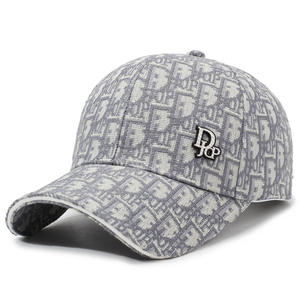 Casquette de baseball vintage monogramme, casquette ajustable tendance <span class=keywords><strong>TikTok</strong></span>, casquette unisexe brodée pour un style urbain - Product Image 2