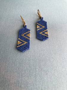 Pendientes bohemios con cuentas y diseño de turquesa, flecos en cascada, regalo de joyería único - Product Image 3