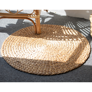 Alfombras de jacinto de agua hechas a mano naturales para la decoración del hogar hechas en Vietnam con diseño básico - Product Image 6