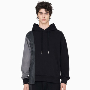 Sudadera con capucha informal con varios paneles hecha a medida, MOQ bajo, etiquetado privado para el invierno en Pakistán - Product Image 2