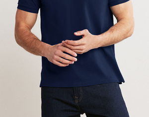 Polos de golf à manches courtes personnalisés pour hommes 100% coton t-shirts tricotés motif solide anti-boulochage à manches courtes pour polos pour - Product Image 6