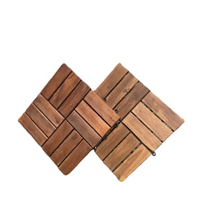 Azulejos de cubierta de madera de acacia impermeables antideslizantes de grado superior, pisos modernos para interiores y exteriores, técnicas suaves, gran oferta - Product Image 1