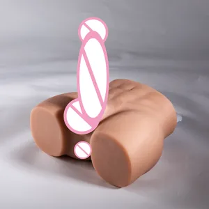 15cm Hunk Tight bum Big dick Penis bendable Realistic tactile sensation Skin friendly TPE Cock Penis Dildo Vibrator Adult toys